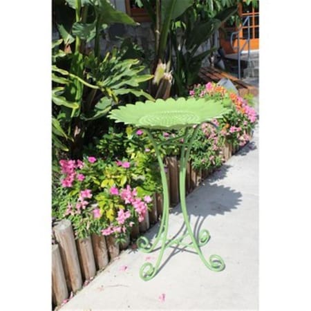 Tweet & Bathe Sunflower Birdbath, Aged Blue C874-29AV